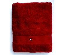 Badhanddoek (70 cm x 140 cm) Tommy Hilfiger rood