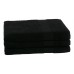Badhanddoek zwart (140 cm x 70 cm) Clarysse Viva + washandje