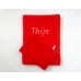 Handdoek (50 cm x 100 cm) Clarysse Viva rood
