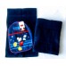 2-delige handdoekenset Jules Clarysse donkerblauw